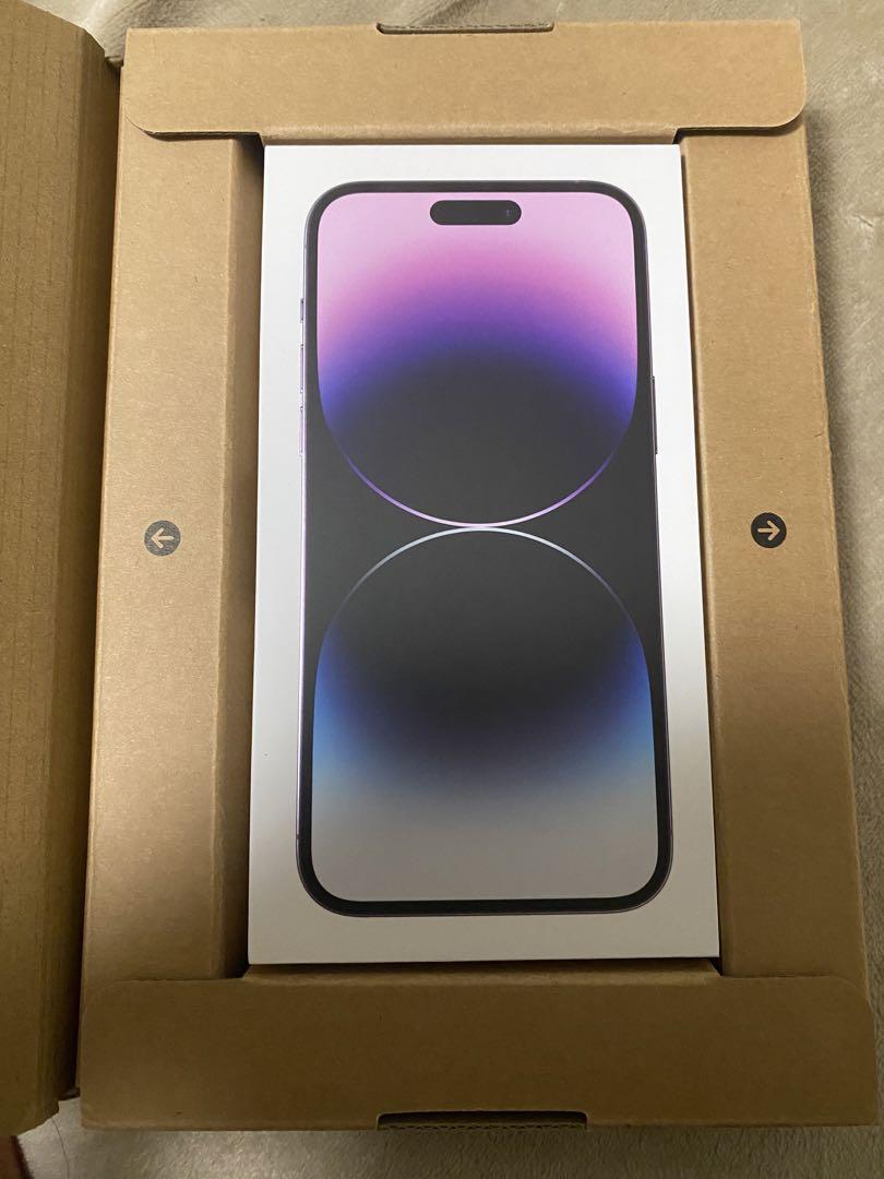 iPhone - iPhone14promax 128GB 新品未開封 本体 ディープパープル iPhone 14 Pro Max 安心の1年保証！iPhone14 512GB ディープ