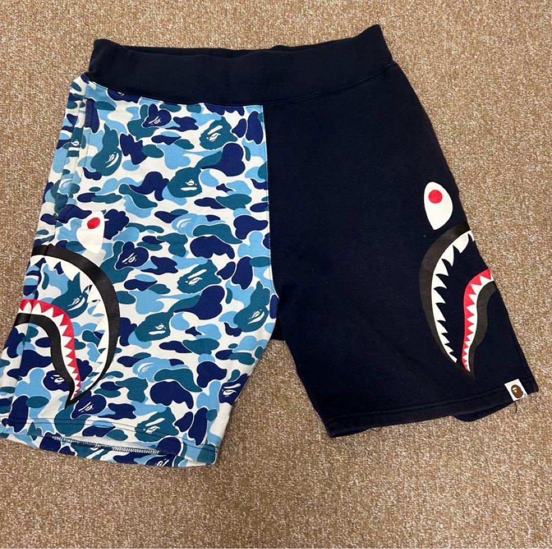 A Bathing Ape ハーフパンツ 迷彩シャーク