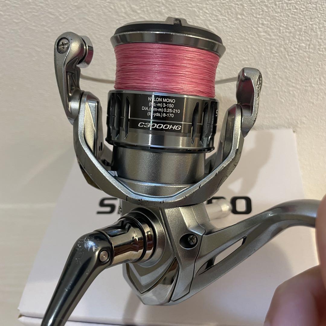 シマノ　21ナスキー　 C3000HG スピニングリール　ゴメクサス　スタンド付
