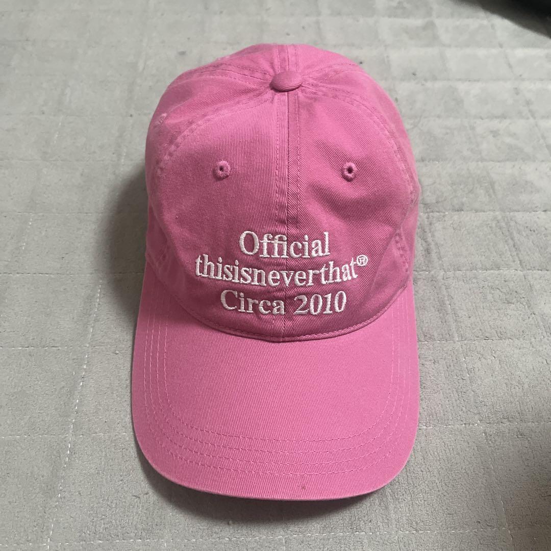 thisisneverthat ベースボールキャップ ピンク
