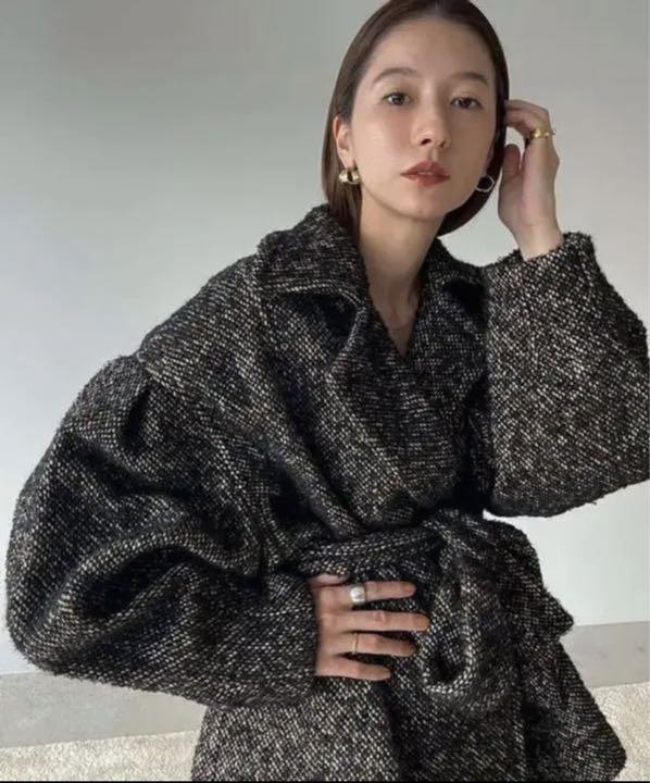 55%割引 お試し CLANE MIX LOOP TWEED BOX COAT その他 レディース