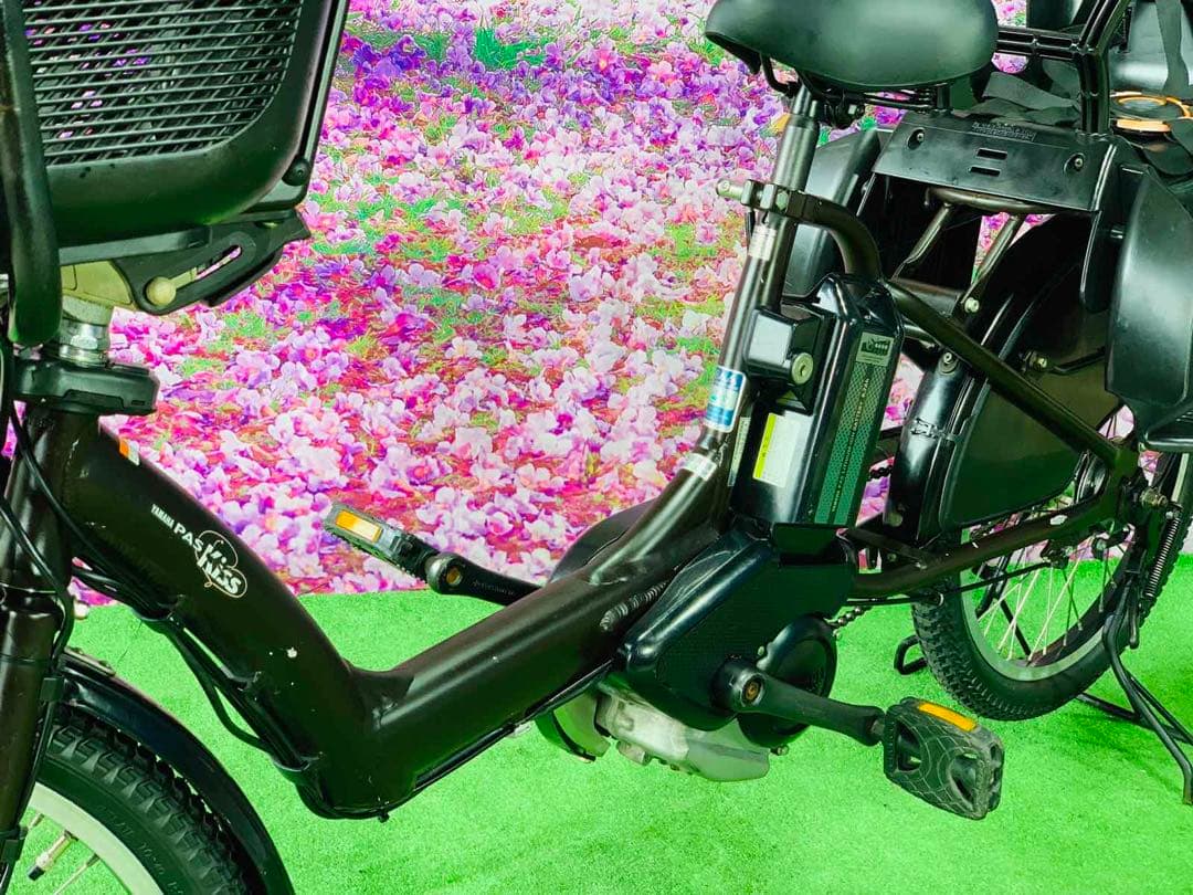 高評価なギフト ☆➁ 5181子供乗せ電動アシスト自転車ヤマハ3人乗り