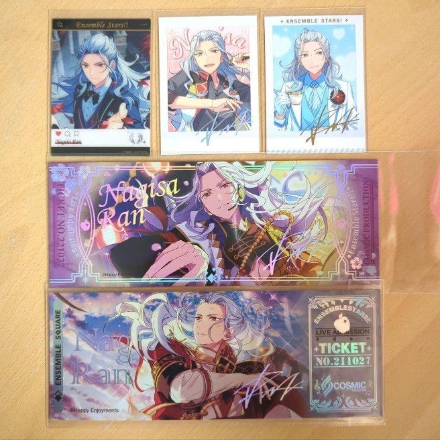 あんスタ 乱凪砂 中国紙類 5点セット ホロチケ ぱしゃこれ