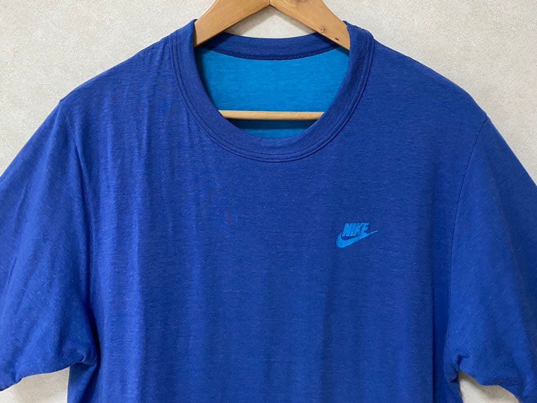80’s ビンテージ NIKE ダブルフェイス Tシャツ XL⭐︎カマボコ 紺タグ 80’s ビンテージ NIKE ダブルフェイス Tシャツ XL⭐︎カマボコ 紺タグ