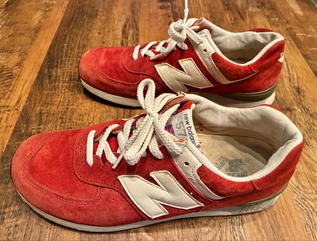 new balance ニューバランス M576RGS 赤US7 1 225.5cm・new balance