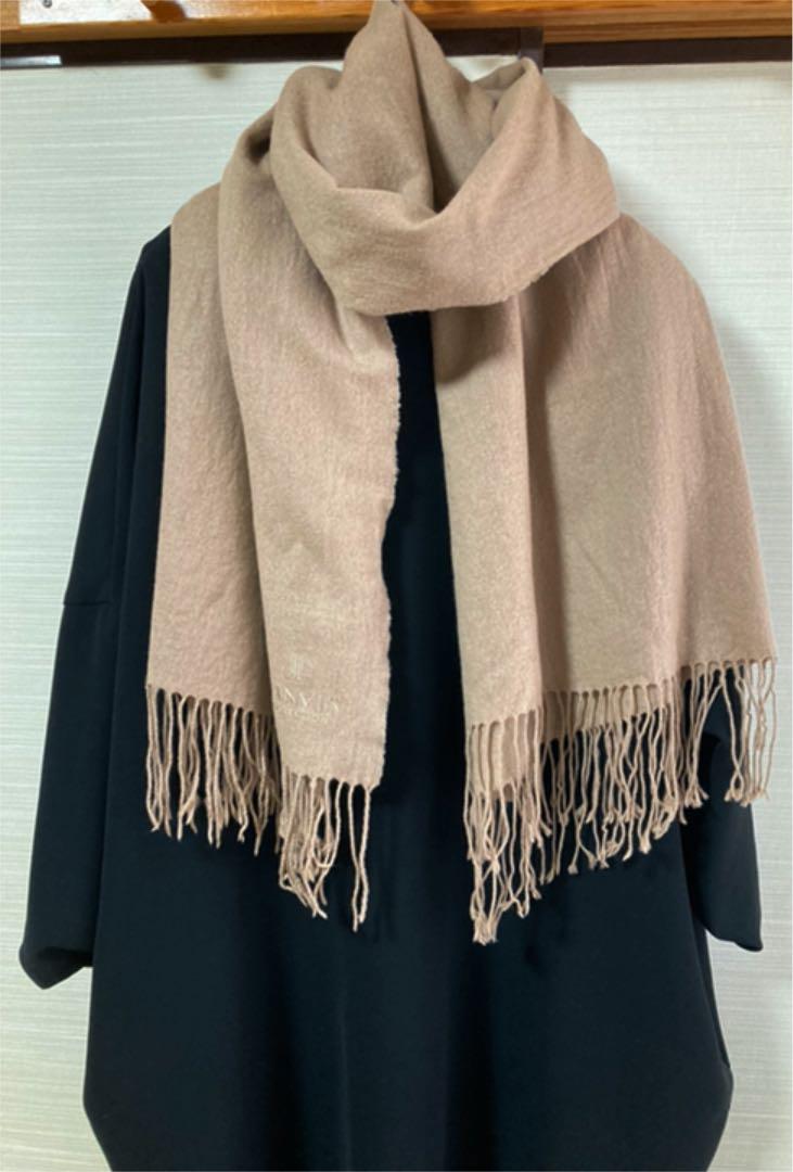 美品✨LANVIN ラビットファー ケープ ポンチョ ウール ストール グレー VLAB Laboratorio N.5 ヴィラボ ケープ GIFT FW36675 870