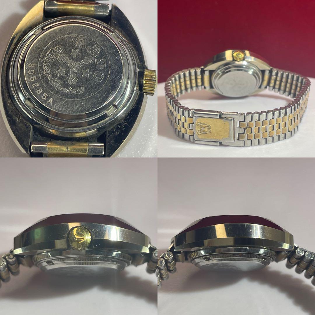 ☆OH済 70s 最高級 RADO バルボア V 腕時計 純正SSベルト 腕時計