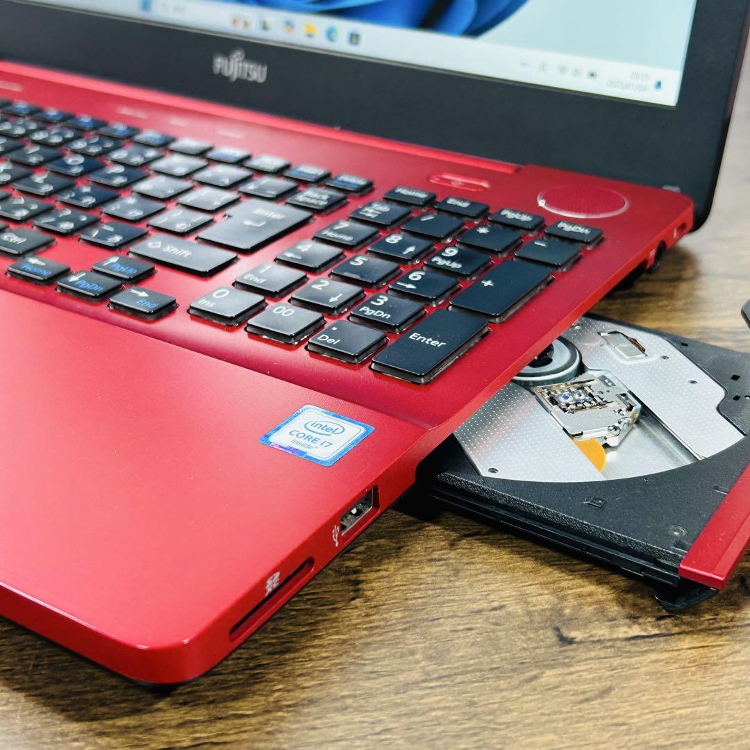 高性能富士通ノートパソコン.オフィス付きSSD 16GB