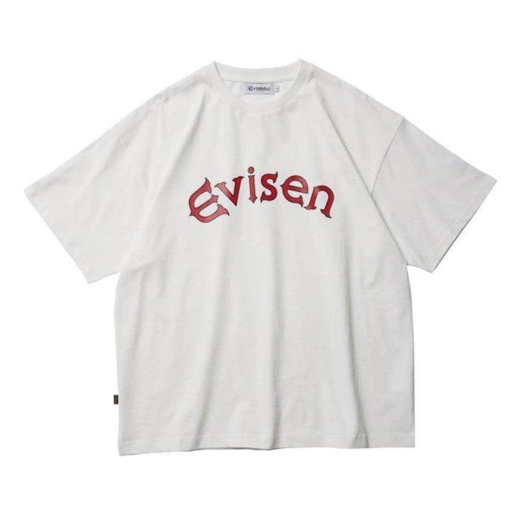 EVISEN ROUND LOGO T-SHIRT　白　XLサイズ エビセン