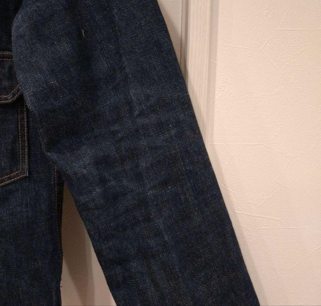 児島ジーンズ デニムジャケット XL 15オンス セルヴィッチ