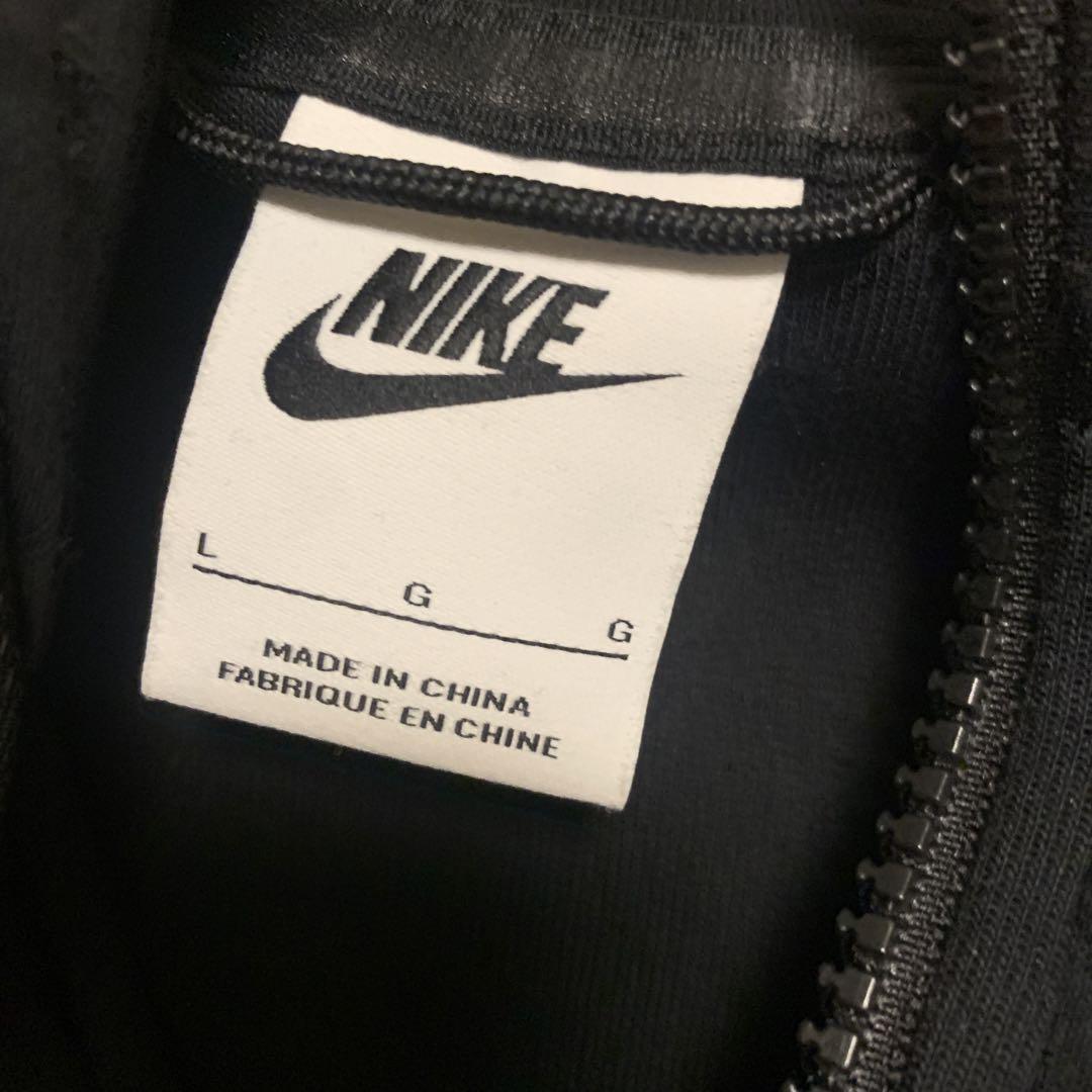 Nike テックフリースパーカー Lサイズ160 黒