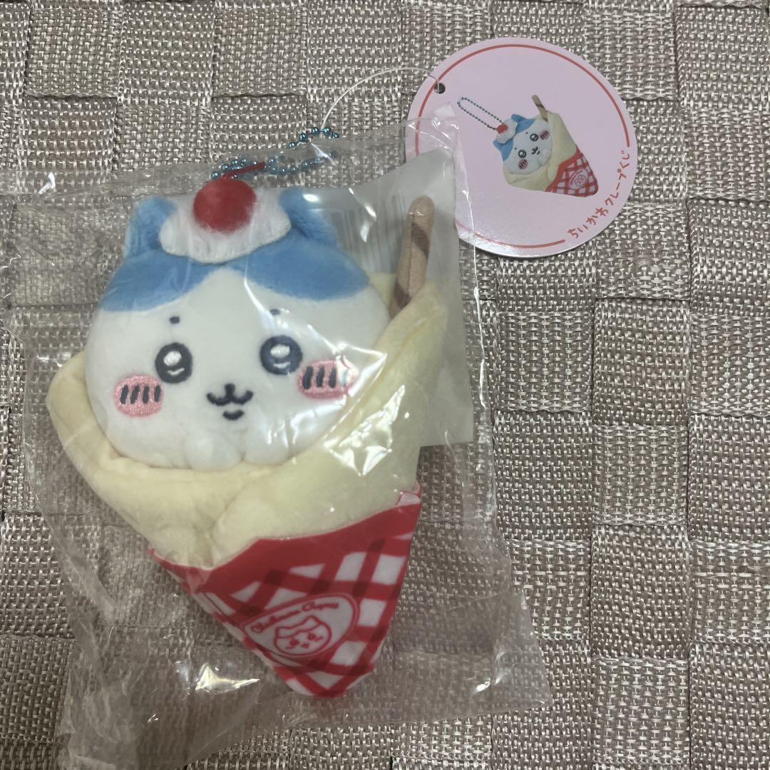 ちいかわ クレープくじ C賞 マスコット 2種 ハチワレ うさぎ