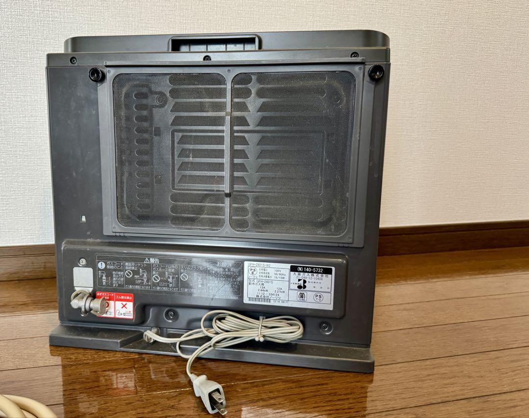 大阪ガス ガスファンヒーター N140 5732 GFH-2401S ノーリツ GFH-2401S [都市ガス プレーンホワイト] オークション
