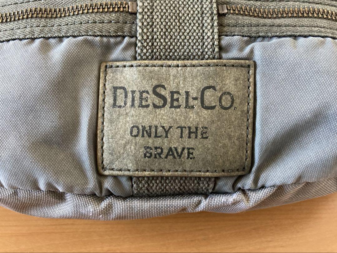 ディーゼル DIESEL ヴィンテージ加工　ボディバッグ　ウエストバッグ　カーキ