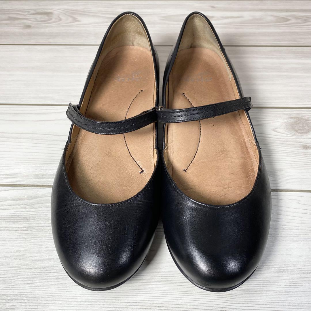 207 dansko ダンスコ 本革 レザー パンプス ストラップ 黒 39