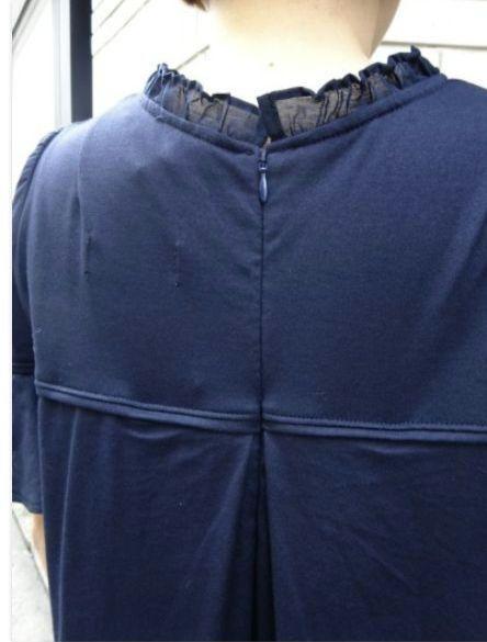 MUVEIL WORK フレアスリーブワンピース