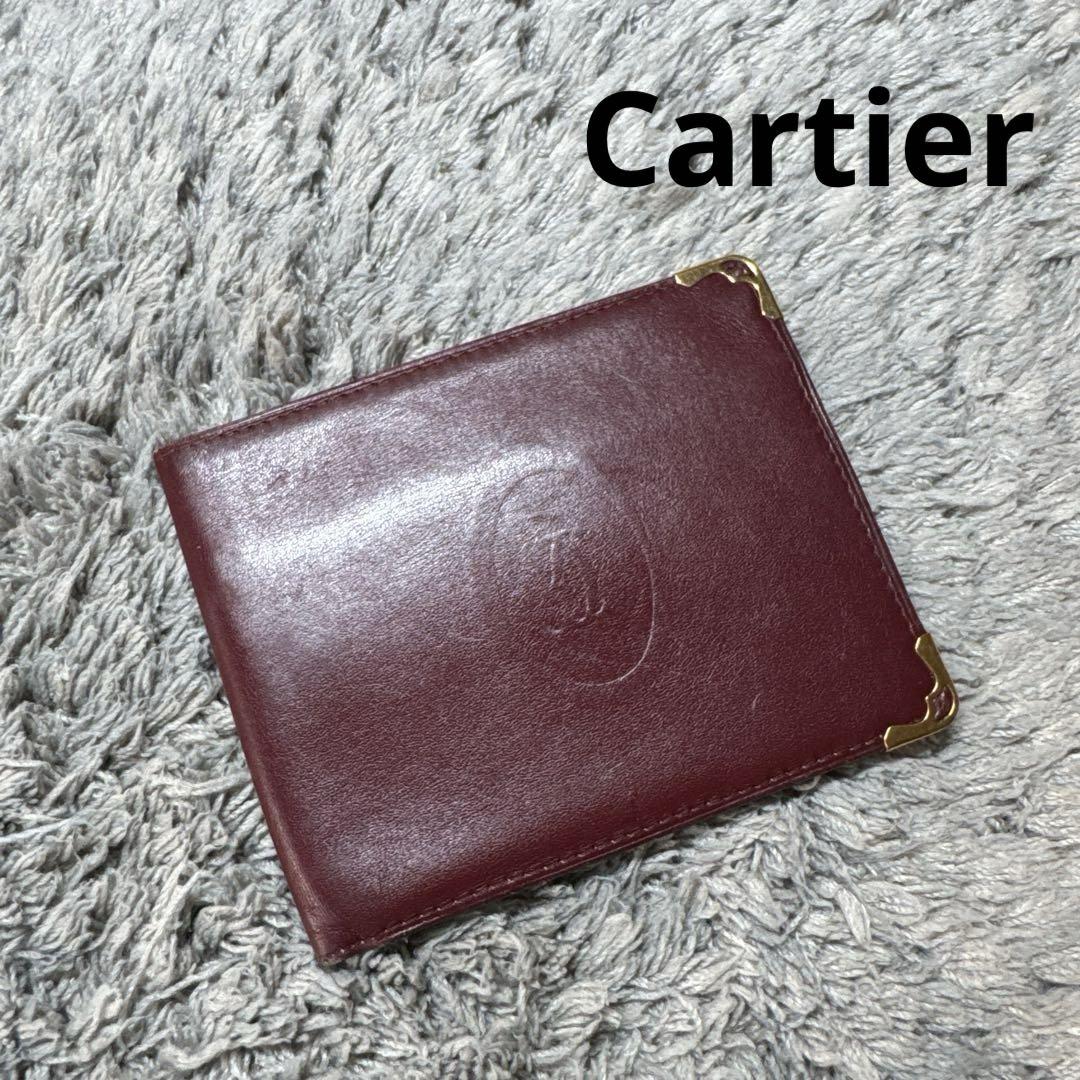 Cartier 二つ折り財布 　マストライン 楽天市場】Cartier カルティエ マストライン マスト ドゥ