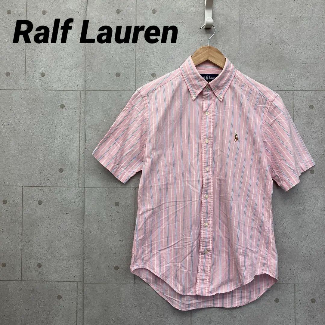 Ralf Lauren ラルフローレン シャツ ボタンダウン ストライプ ピンク