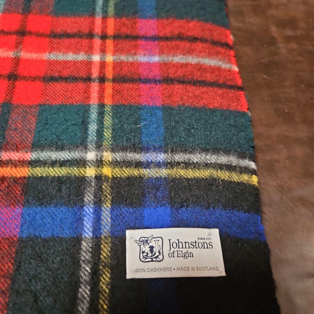 ジョンストンズ　大判カシミヤストール
