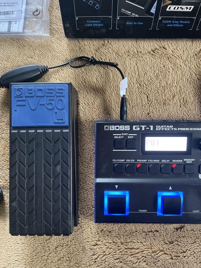GT-1 + エクスプレッションペダル+アダプターセット