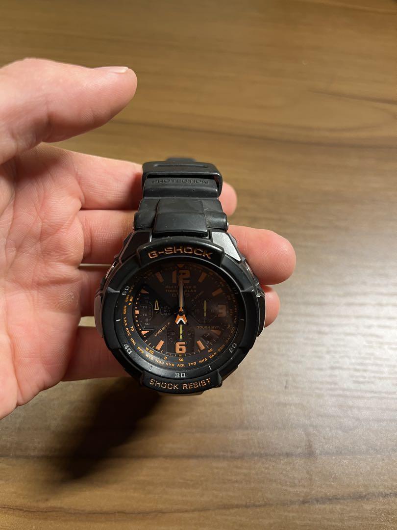 G-SHOCK アナログ・デジタル時計 ブラック/オレンジ G-SHOCK デジタル腕時計 ブラック/オレンジ - メルカリ