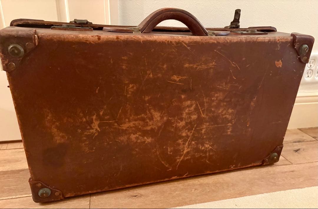 ヴィンテージ 革製 トランクケース トランクバッグ レトロ雑貨 古道具