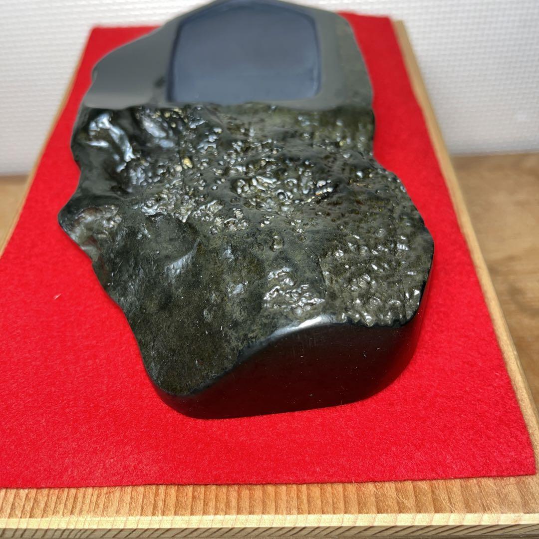 ⭕️屋久島硯 秀命堂 秀命 新品美品 プラス 色紙立て 銹水石