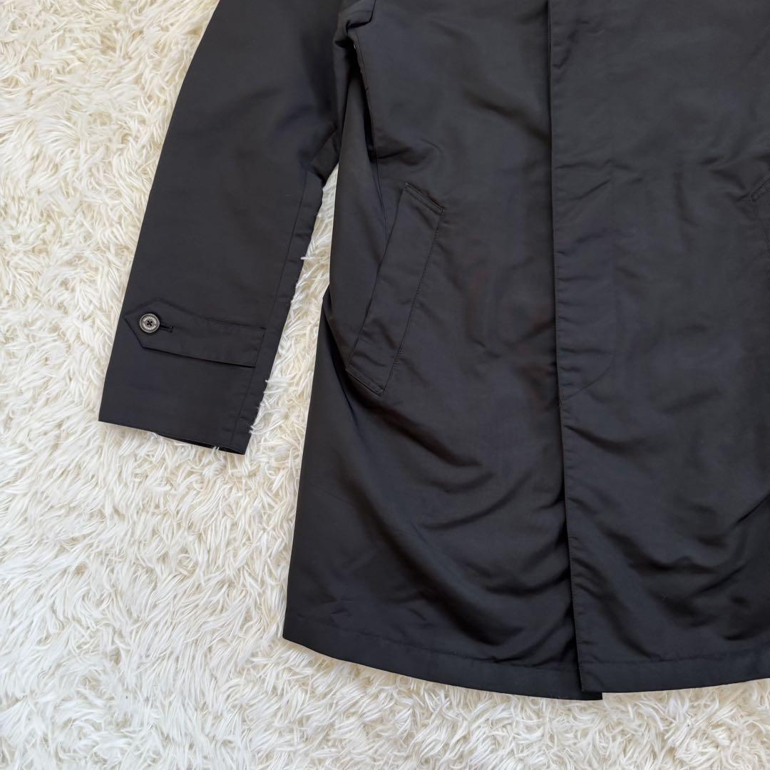 ✨極美品✨　マッキントッシュ　ステンカラーコート　ブラック　キルティング