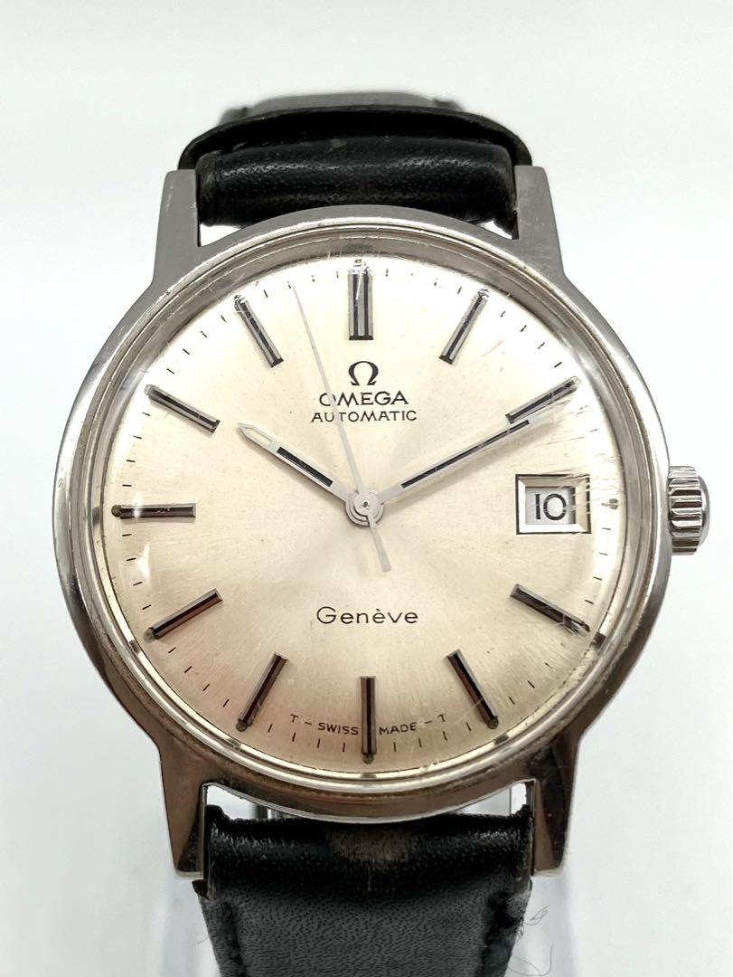 OMEGA Geneve ジェネーブ デイト 自動巻き 稼働品 ヴィンテージ