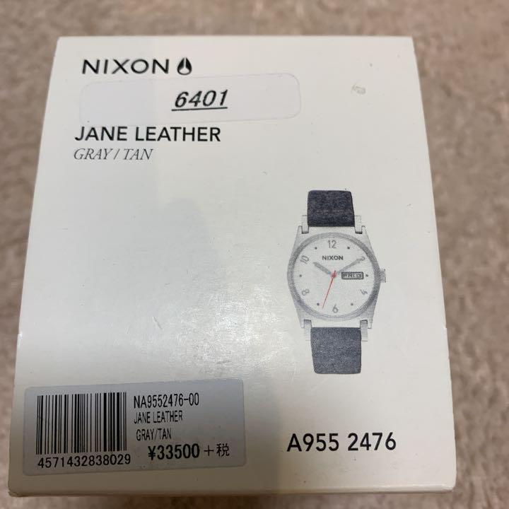 定番正規品 腕時計 JANE LEATHER 新品未使用 GAK2W-m17188149144 ニクソン 新作得価