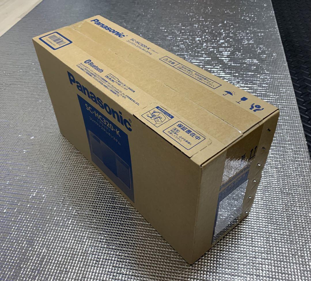 【新品・未開封】PanasonicコンパクトステレオシステムSC-HC320-K