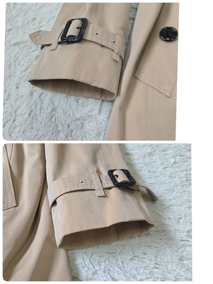 大きいサイズ XL 美品 バーバリー ハニーベージュ トレンチ