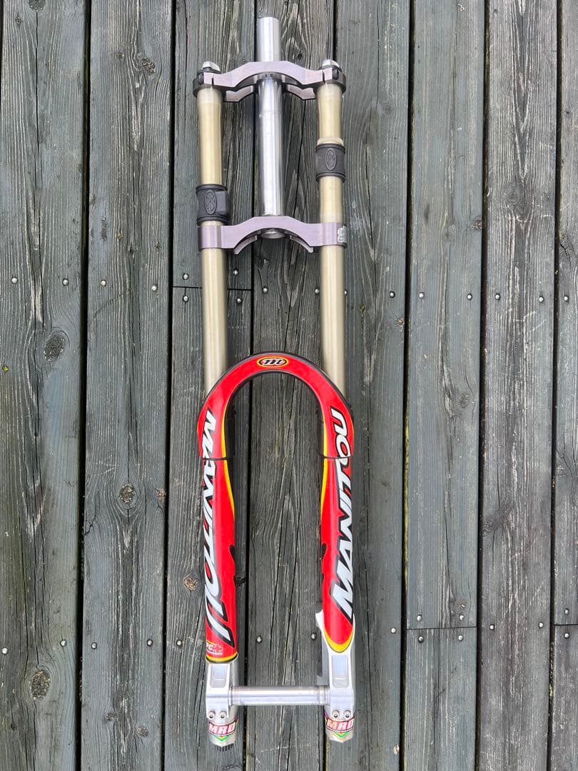 Manitou Xvert サスペンションフォークやや傷や汚れあり BRIGHTFACE_UK