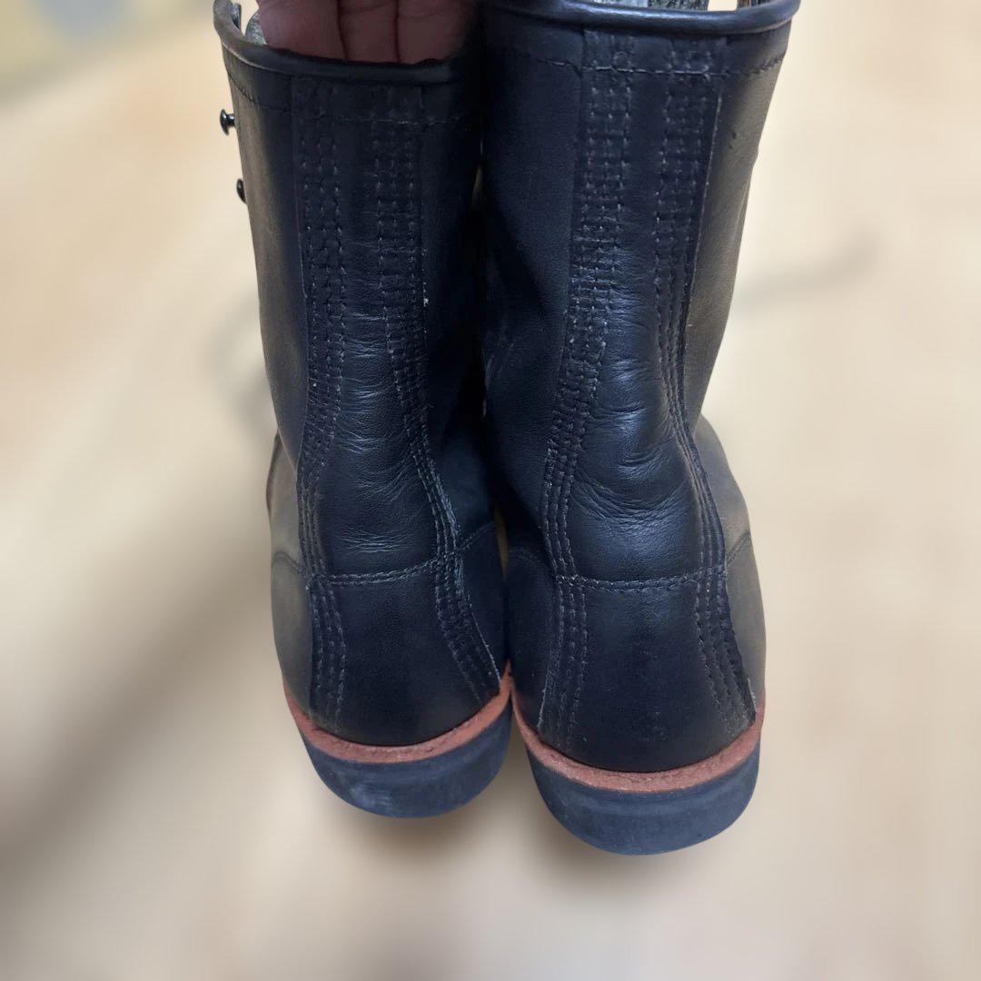 RED WING ブラック ハイカット ワークブーツ 7 1/2 D