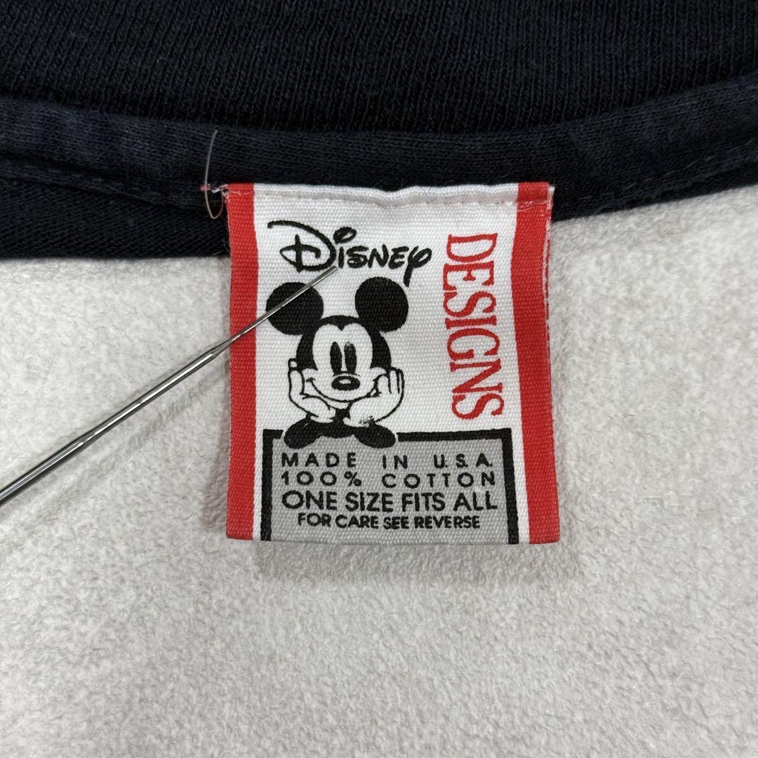 古着 90s タワーオブテラー ディズニー 半袖 シャツ ブラック 黒 ④