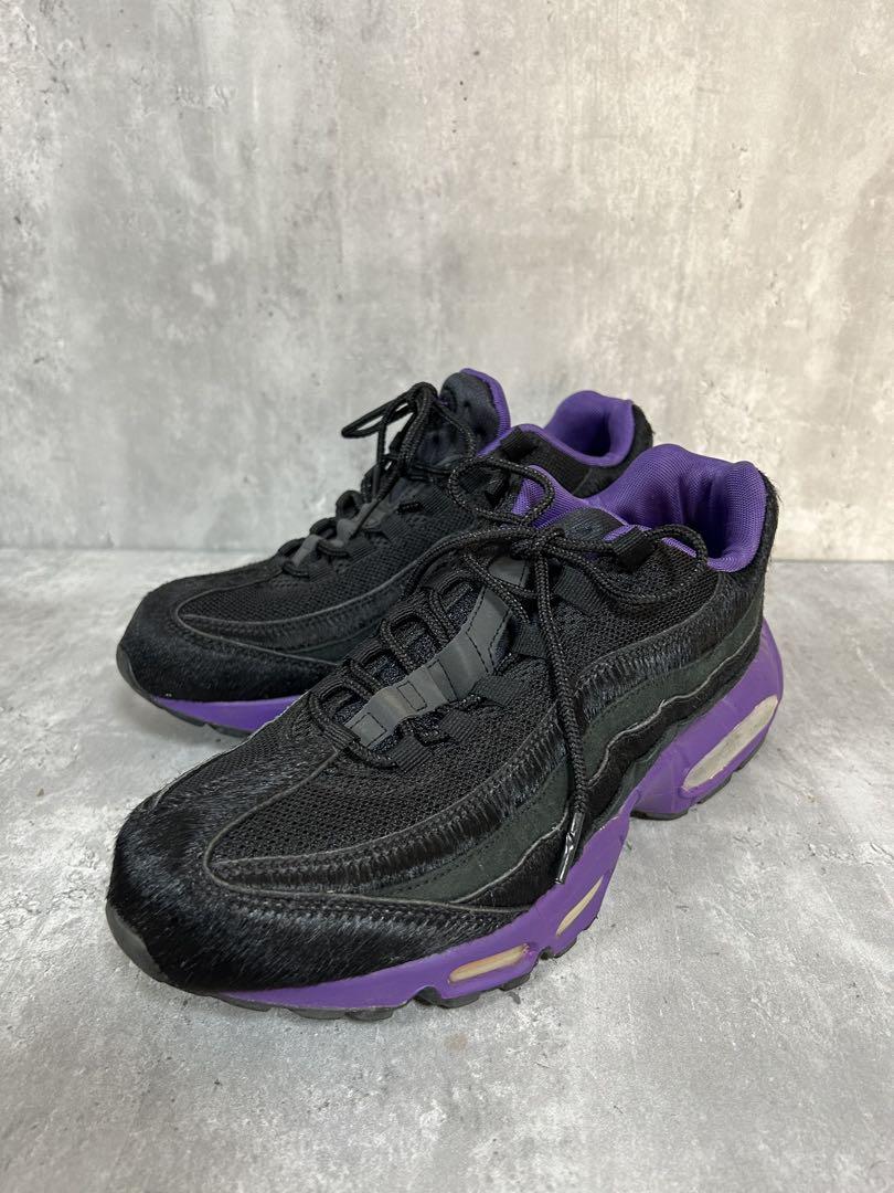 NIKE ナイキ　エアマックス95 スニーカー　26.5cm 黒　紫　メンズ