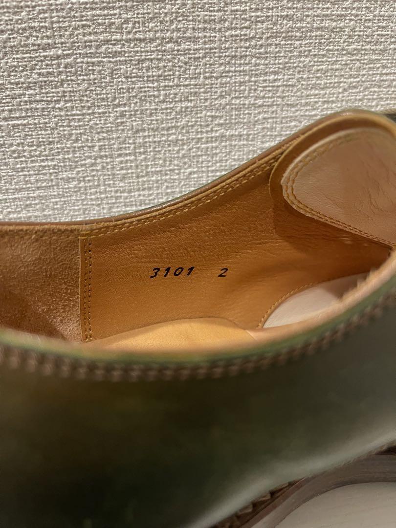 moto leather コードバンオックスフォードシューズ　革靴