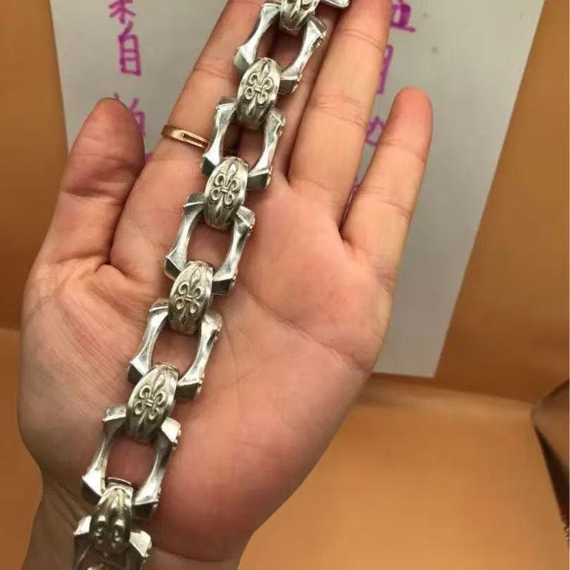ヴィンテージ 新品 極太ブレスレット S925 刻印あり メキシカン