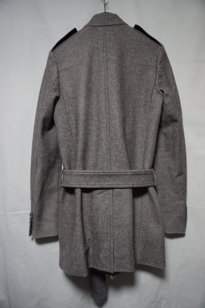 Dior homme ディオールオム ウール ベルテッドコート 44 06AW