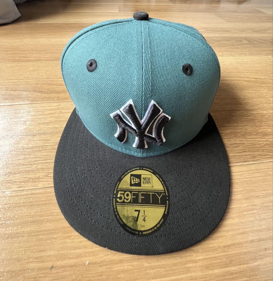 新品 NYヤンキース 59FIFTYキャップ 7 1/4 メタリックロゴ 59FIFTY ニューヨーク・ヤンキース メタルミニロゴ ネイビー