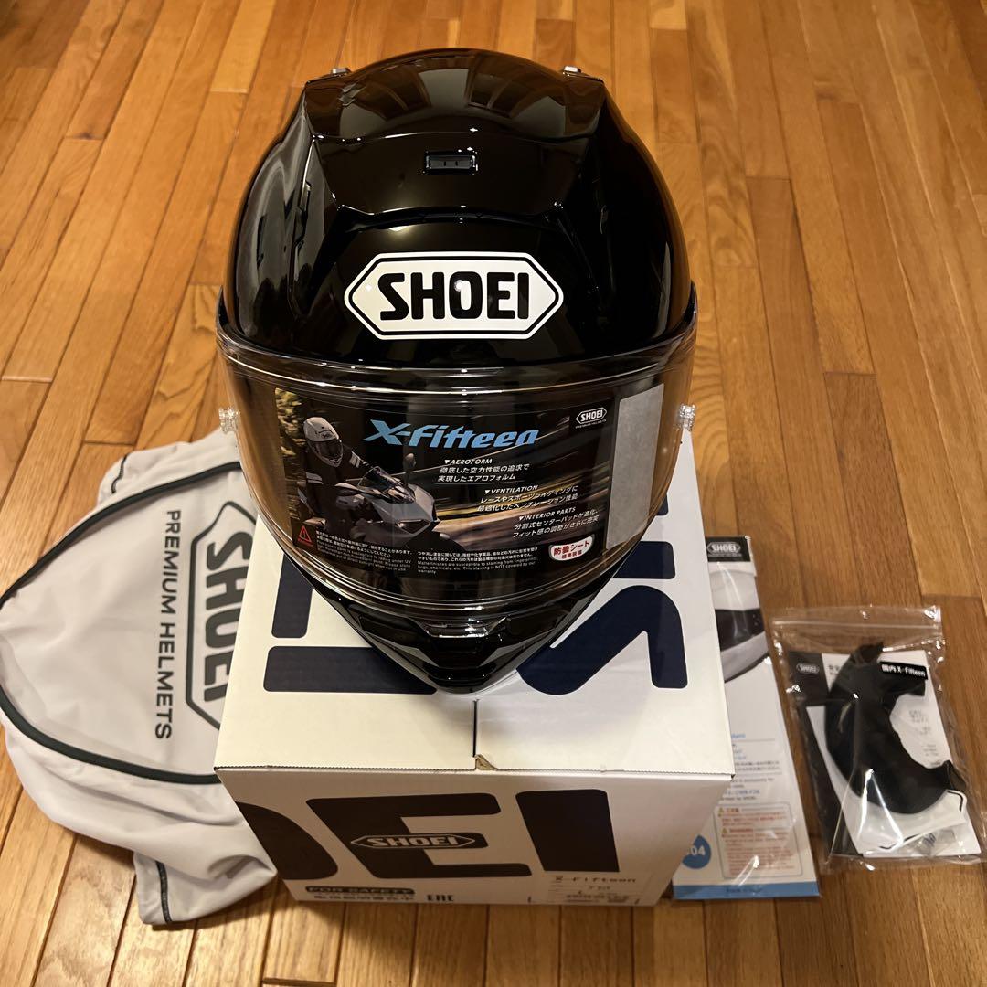 新品未使用 SHOEI X-Fifteen L 黒 Keeperコーティング