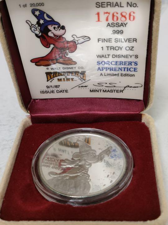 Disney1oz銀メダル1枚 1987年