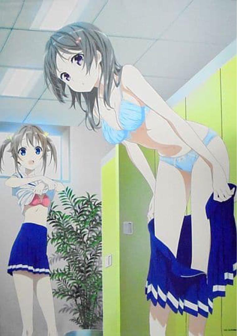 未開封 岬明乃&知名もえか 描き下ろしビッグタペストリー ハイ