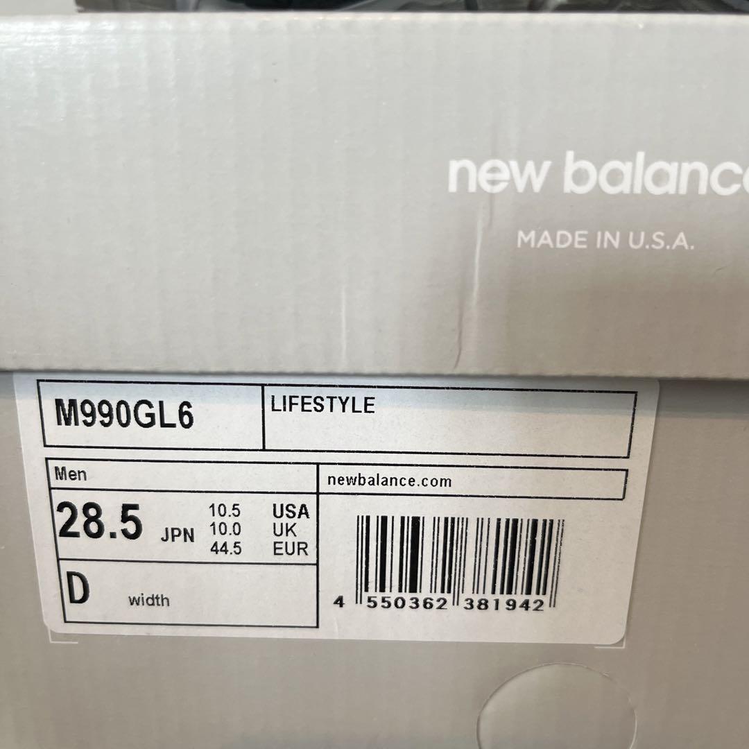 靴 New Balance 990 V6 Gray990