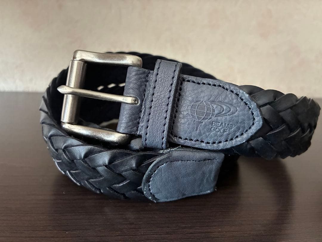 BEAMS GOLF PURPLE LABEL レザーメッシュベルト