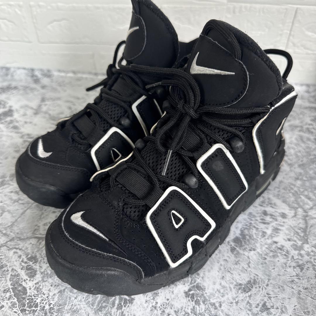 NIKE AIR MORE UPTEMPO モアテン ブラック 24.5cm