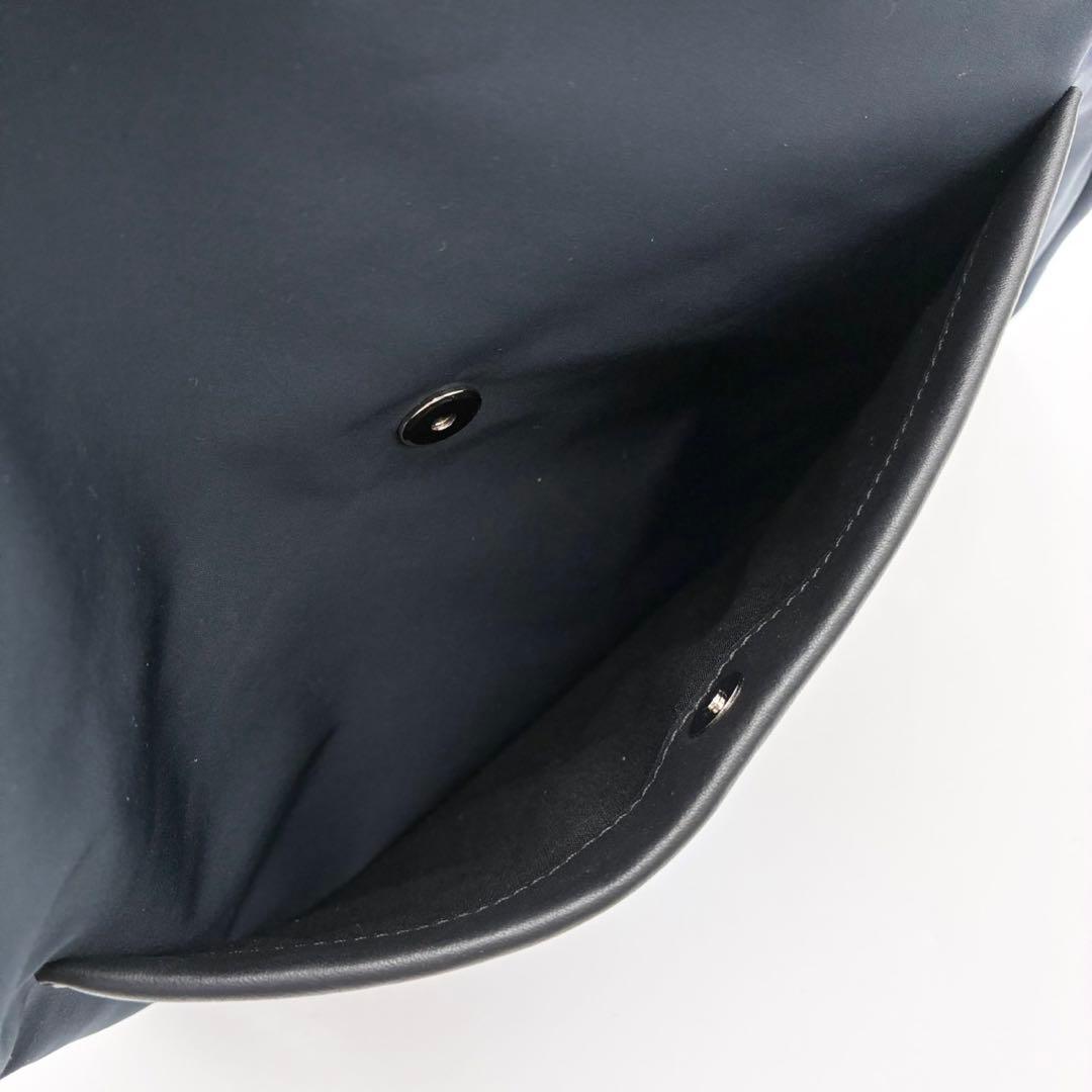 希少 ポールスミス モダンスタイル トートバッグ ネイビー ナイロン レザー 希少 ポールスミス モダンスタイル トートバッグ ネイビー ナイロン レザー