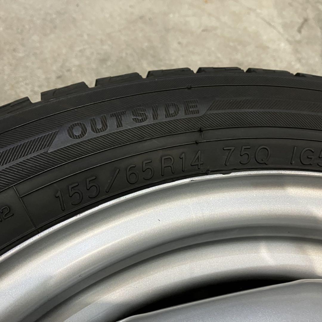 【3164】20年 155/65R14 YH アイスガードIG50+ ダイハツ