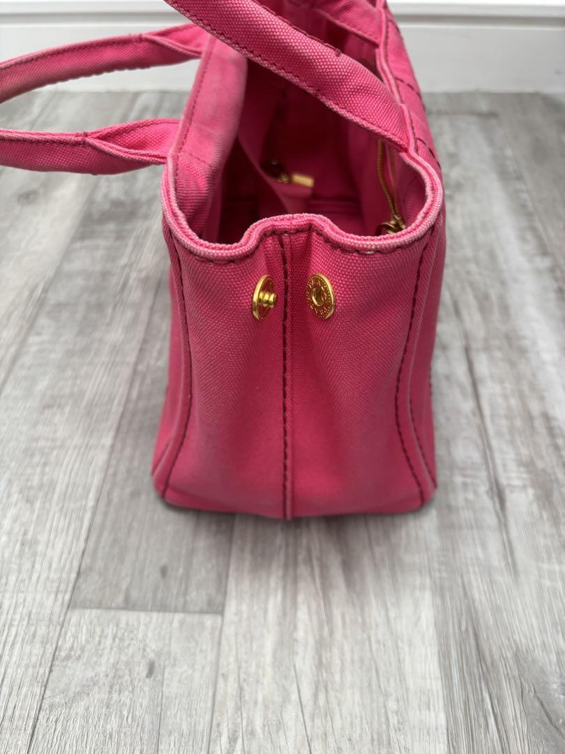 PRADA ピンク トートバッグ 白洋舎クリーニング済み - メルカリ