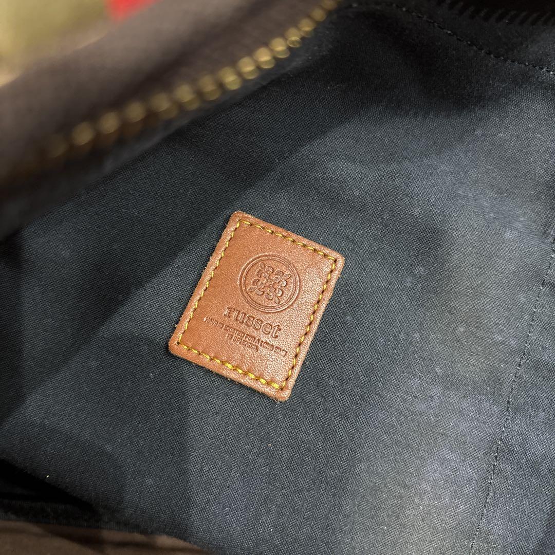 【極美品】russet ラシット モノグラム キャンパス×レザー ボストン 特大